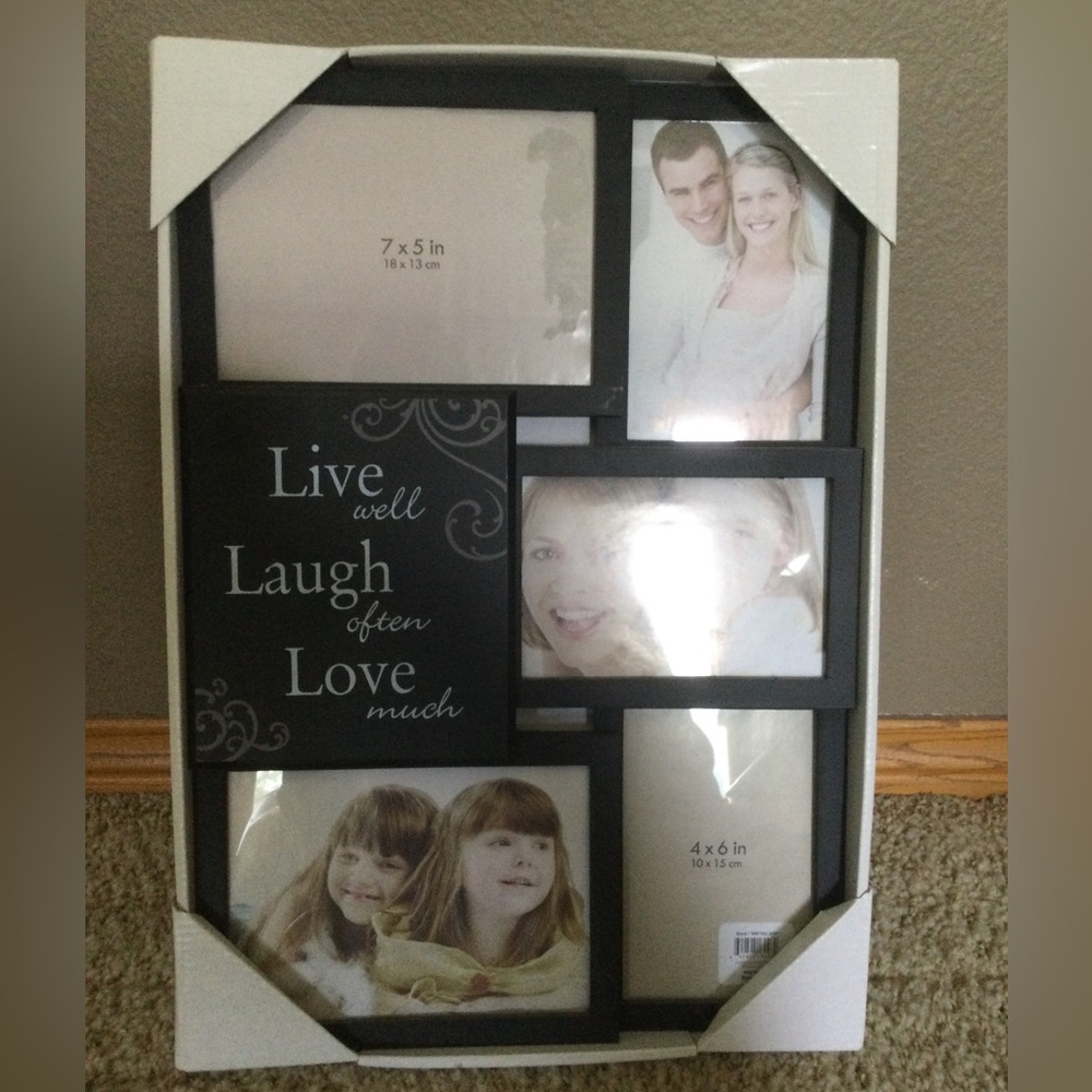Black Decorative Multiphoto Frame